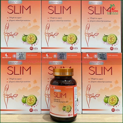 VIÊN UỐNG GIẢM CÂN NANO SLIM...GIẢI PHÁP ĐÁNH BAY MỠ THỪA, ĐỊNH HÌNH VÓC DÁNG, HỖ TRỢ GIẢM CÂN, GIẢM BÉO AN TOÀN HIỆU QUẢ
