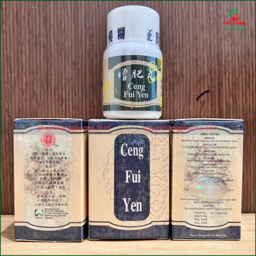 VIÊN UỐNG TĂNG CÂN CENG FUI YEN - TĂNG PHÌ HOÀN. GIÚP  ĂN NGỦ NGON, GIẢM SUY NHƯỢC CỞ THỂ, HẤP THỤ DINH DƯỠNG, TĂNG CÂN TỰ NHIÊN,...LỌ 30 VIÊN, CHECK MÃ QR