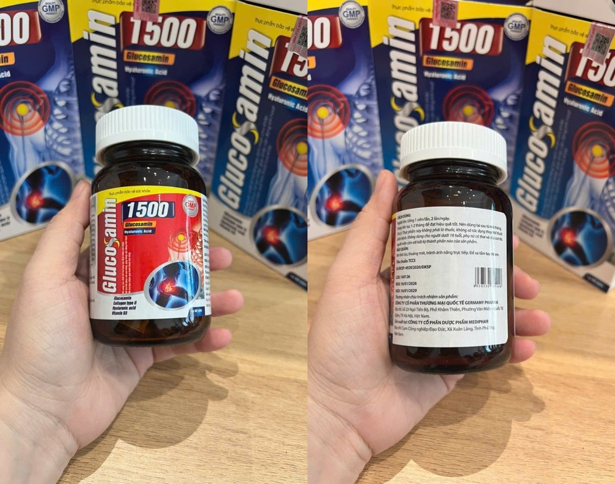 Cách Phân Biệt Glucosamine 1500 Chính Hãng