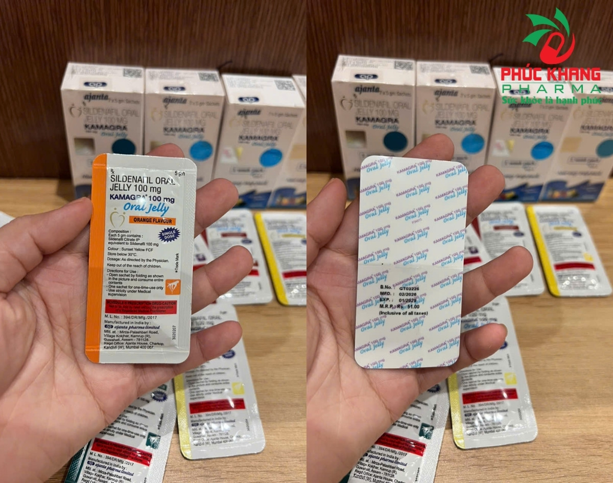 Hướng Dẫn Cách Sử Dụng Kamagra 100mg Oral Jelly