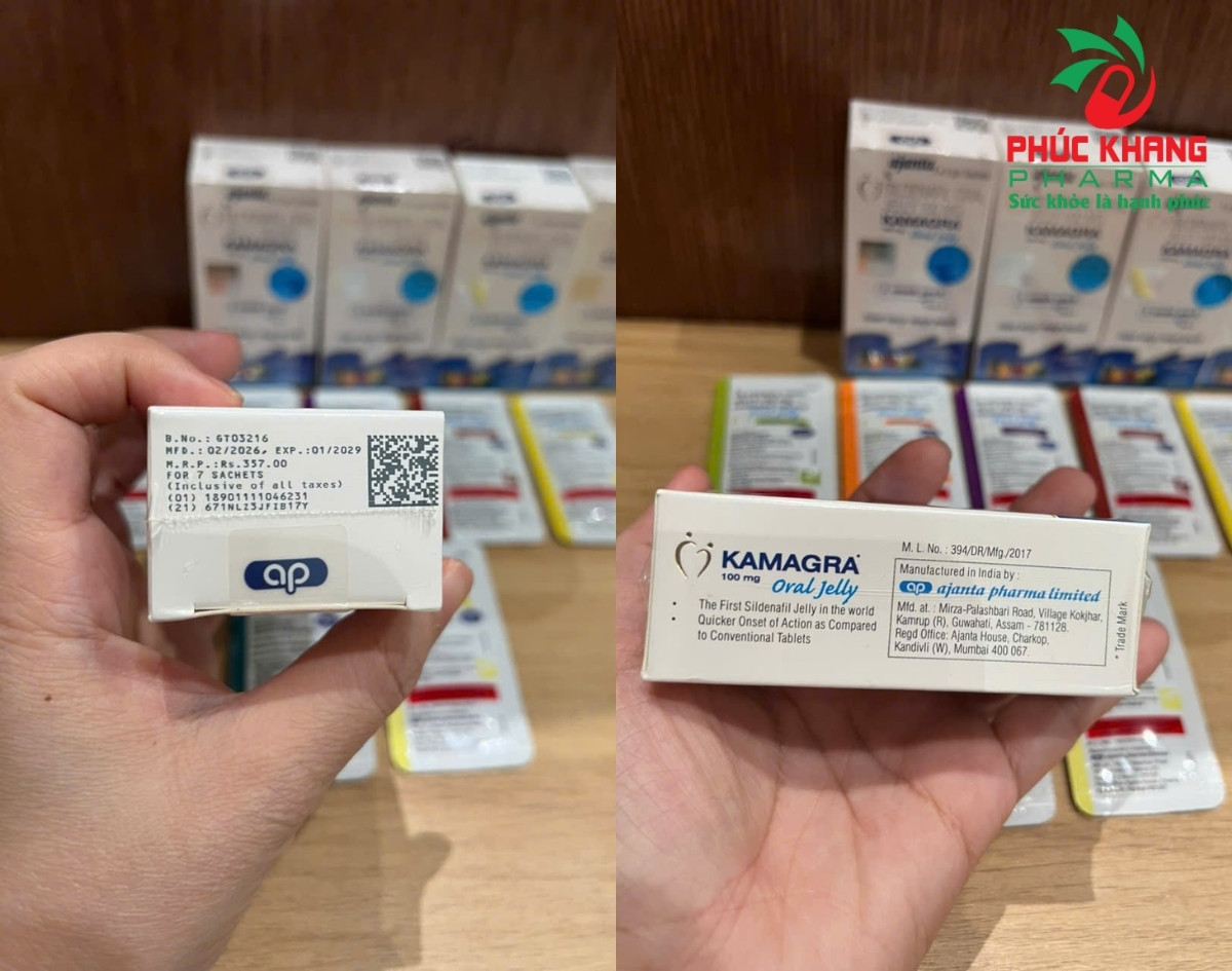 Cách Phân Biệt Hàng Chính Hãng Sản Phẩm Kamagra 100mg Oral Jelly