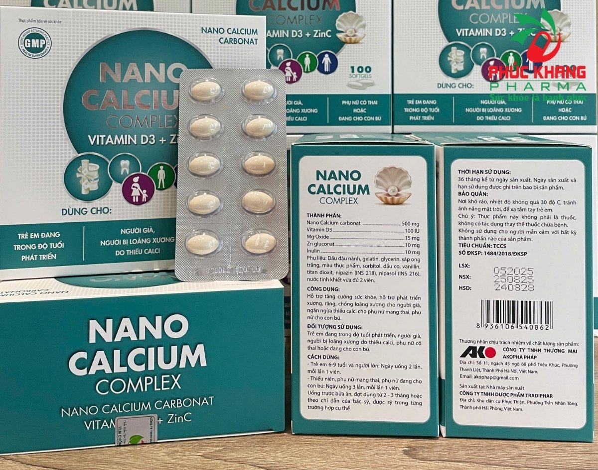 Công Dụng Của Nano Calcium Complex