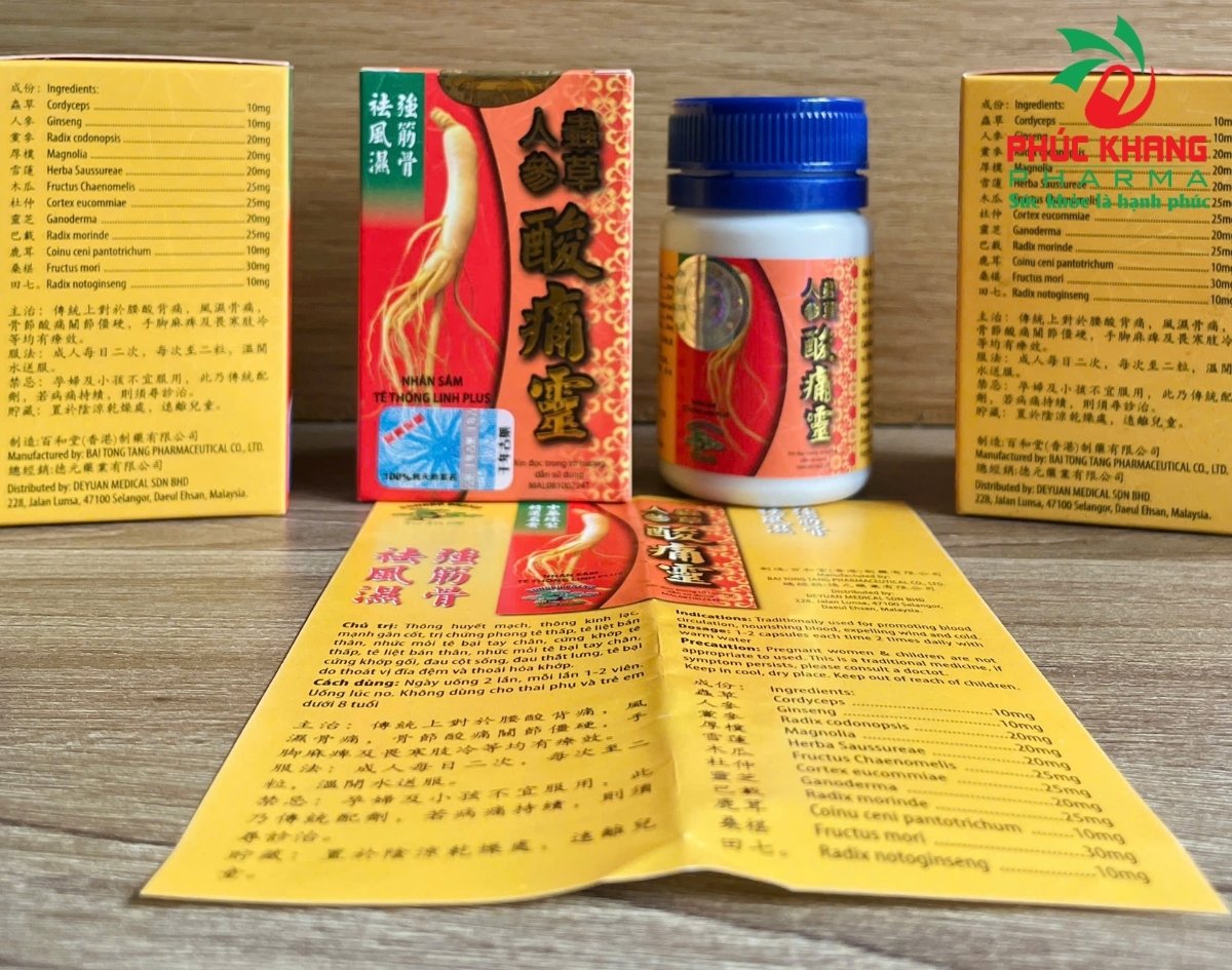 Công Dụng Của Nhân Sâm Tê Thống Linh Plus