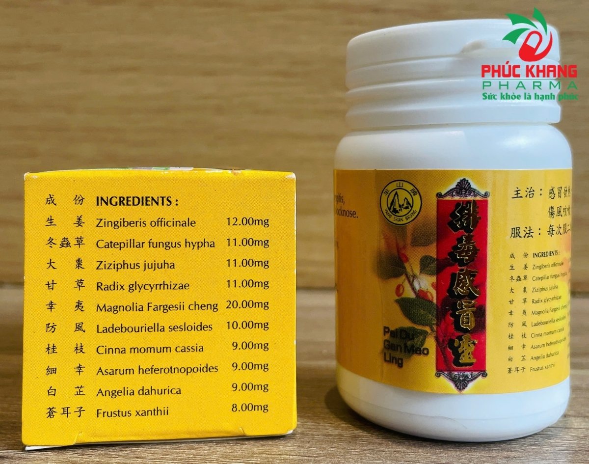 Công Dụng Của Pai Du Gan Mao Ling