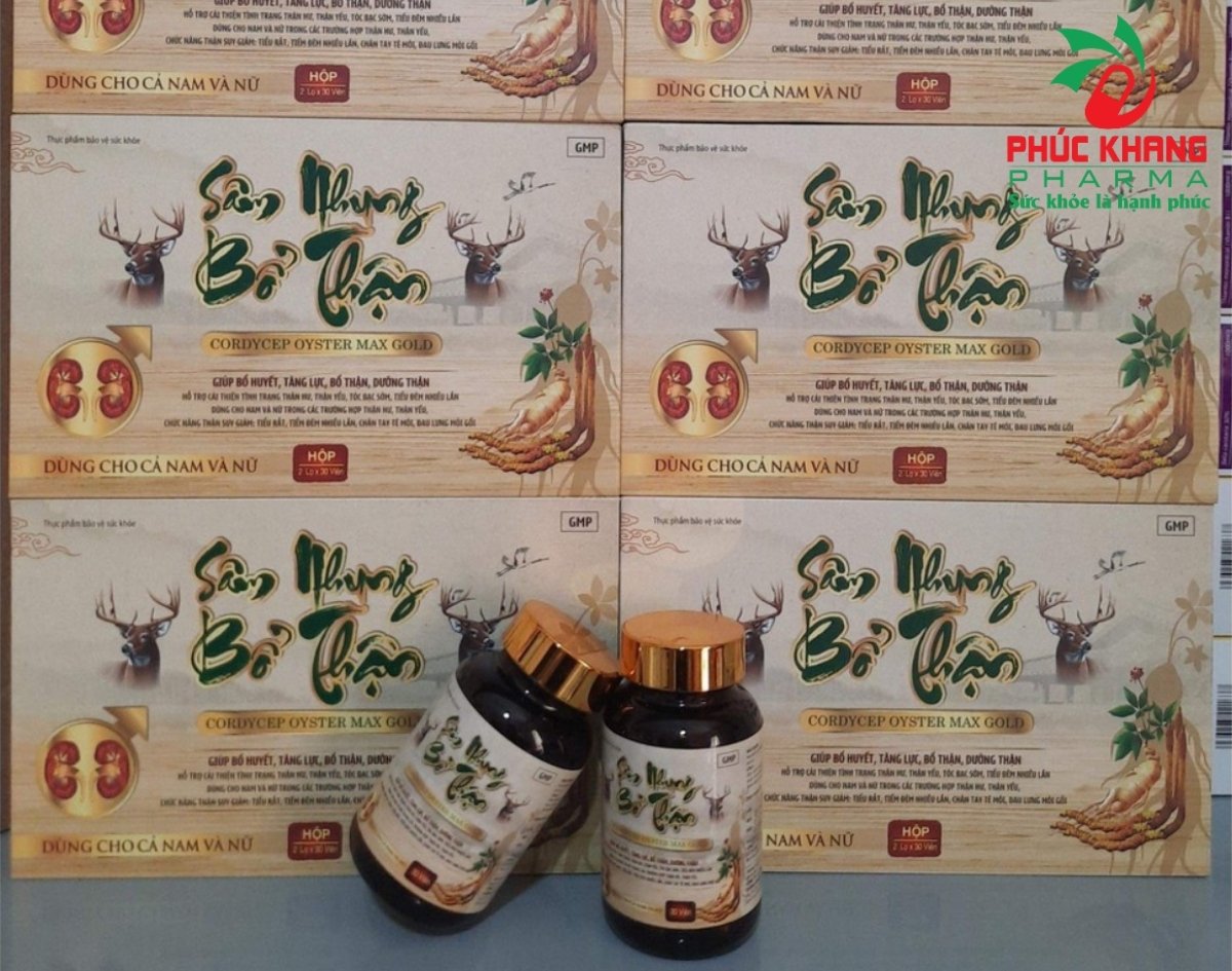 Cách sử dụng Sâm Nhung Bổ Thận Nam Nữ Cordycep Oyster Max Gold