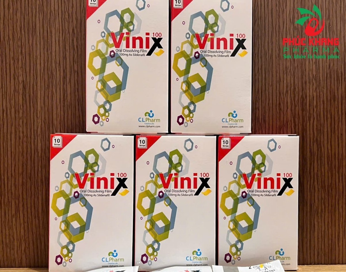 Lời Giới Thiệu Về Sản Phẩm Tem Ngậm Sinh Lý Vinix 100mg
