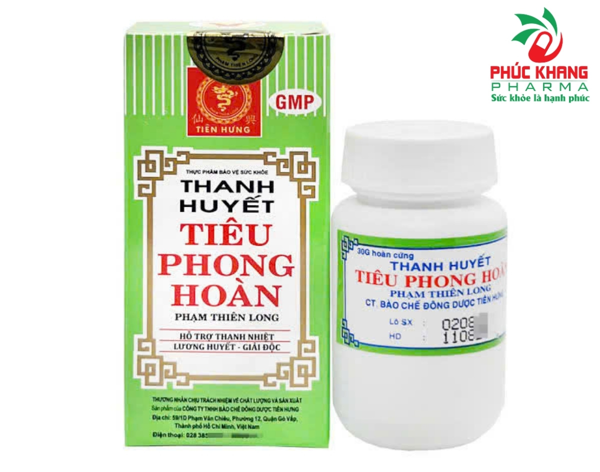 Giới Thiệu Về Sản Phẩm Thanh Huyết Tiêu Phong Hoàn Phạm Thiên Long