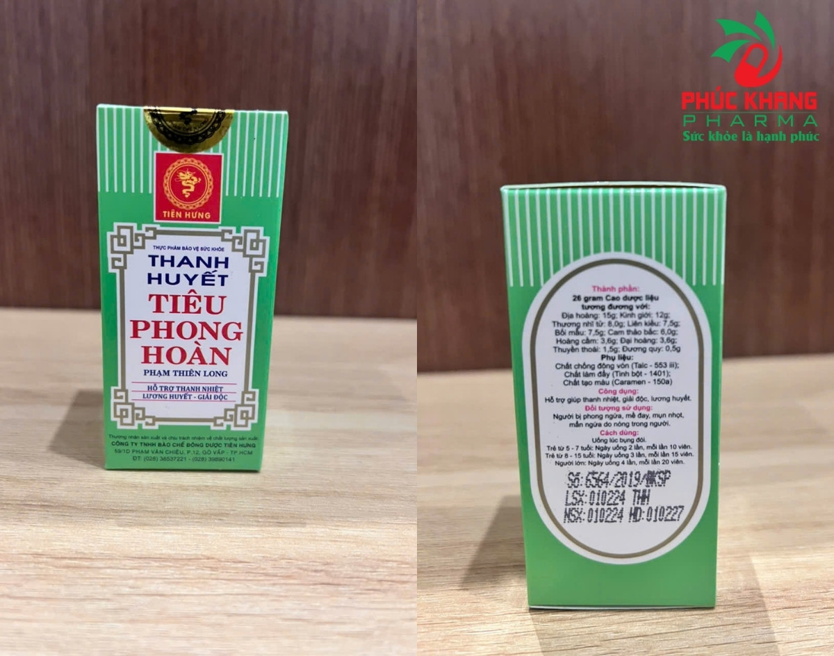 Công Dụng Của Thanh Huyết Tiêu Phong Hoàn Phạm Thiên Long