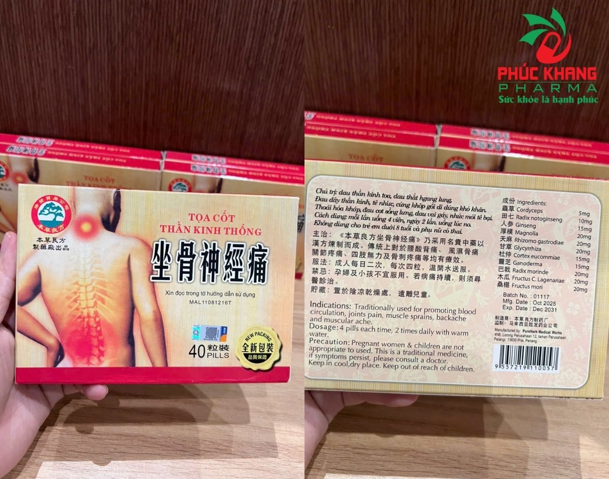 Công Dụng Của Tọa Cốt Thần Kinh Thống