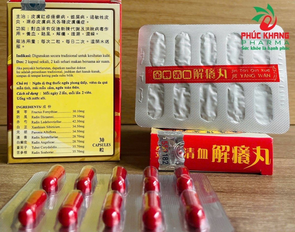 Công Dụng Của Viên Kim Đời Thanh Huyết Giải Dương Wan