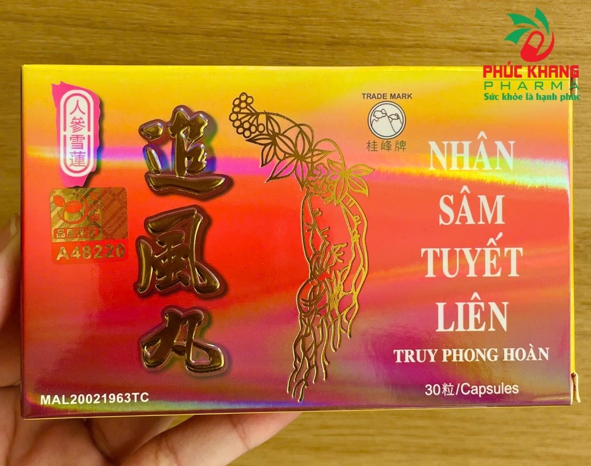 Giới thiệu về sản phẩm Viên Nhân Sâm Tuyết Liên (Truy Phong Hoàn)