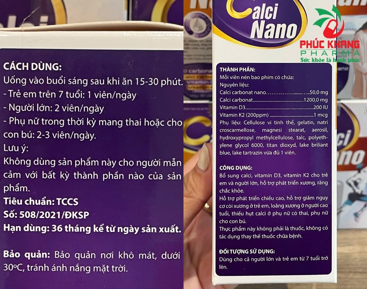 Hướng Dẫn Và Những Lưu Ý Quan Trọng Khi Sử Dụng Viên Uống Bổ Sung Calci Nano