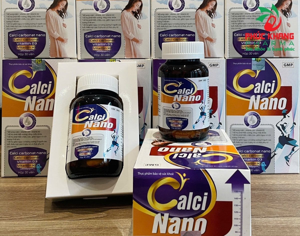 Quy Cách Đóng Gói Và Cách Bảo Quản Viên Uống Bổ Sung Calci Nano