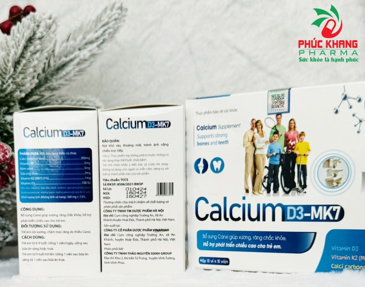 Công Dụng Của Viên Uống Bổ Sung Calcium D3-MK7