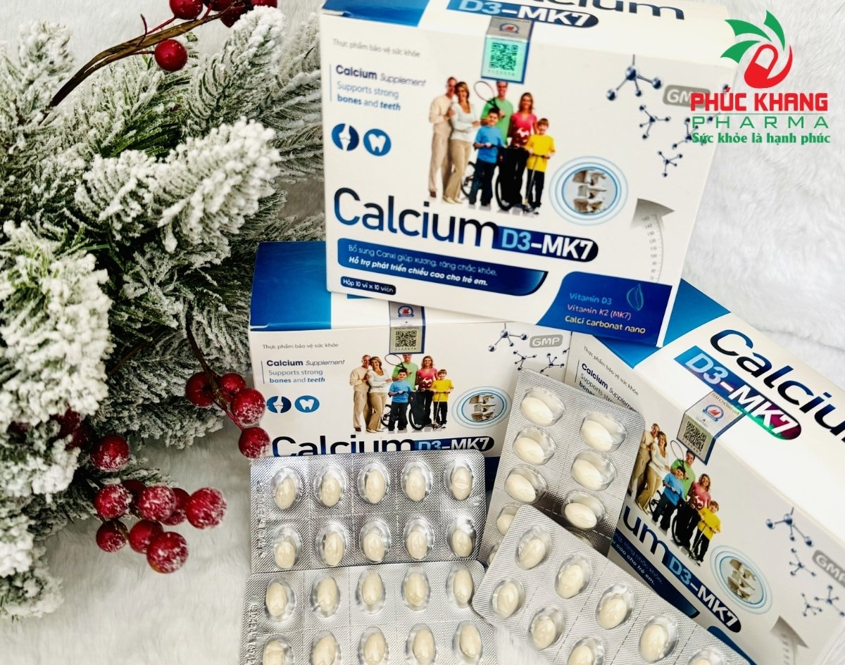 Quy Cách Đóng Gói Và Cách Bảo Quản Viên Uống Bổ Sung Calcium D3-MK7