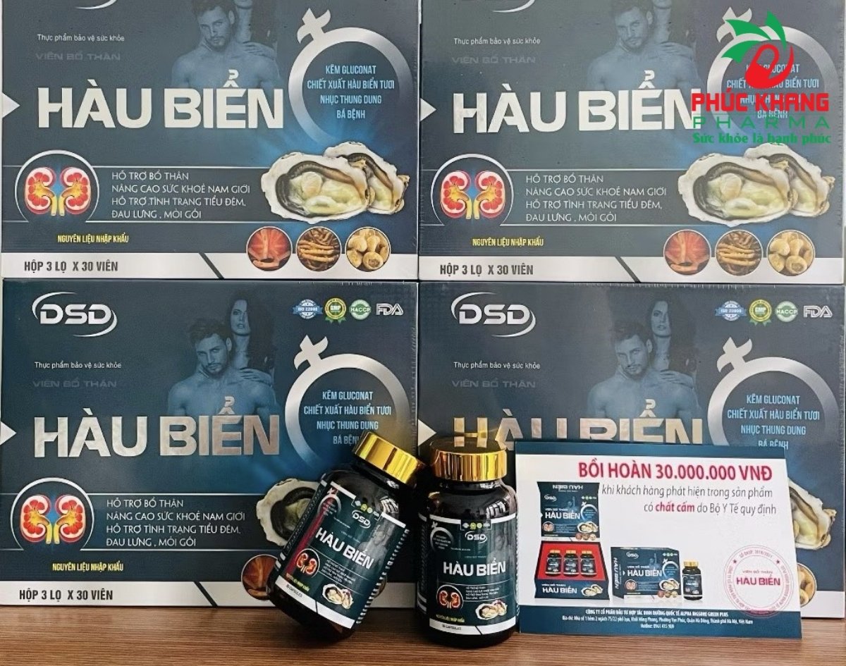 Giới thiệu về sản phẩm Viên Uống Bổ Thận Hàu Biển
