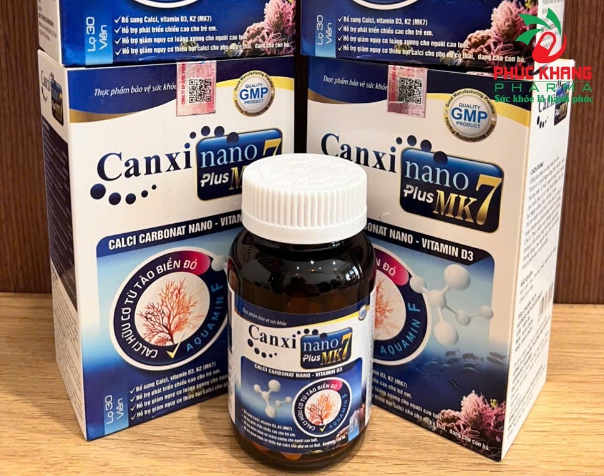 Công Dụng Nổi Bật Của Viên Uống Canxi Nano Plus MK7