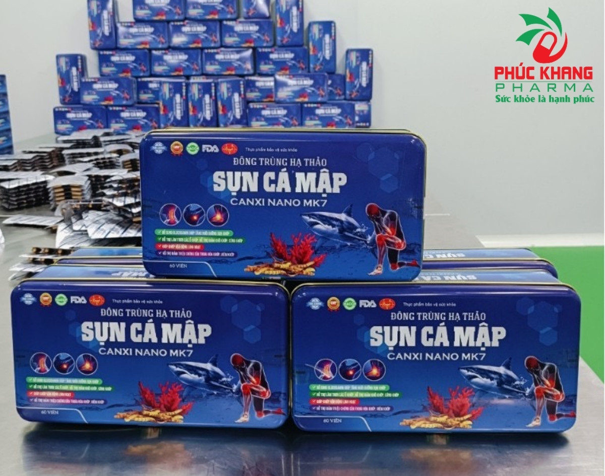 Công Dụng Của Viên Uống Đông Trùng Hạ Thảo Sụn Vi Cá Mập Canxi Nano MK7