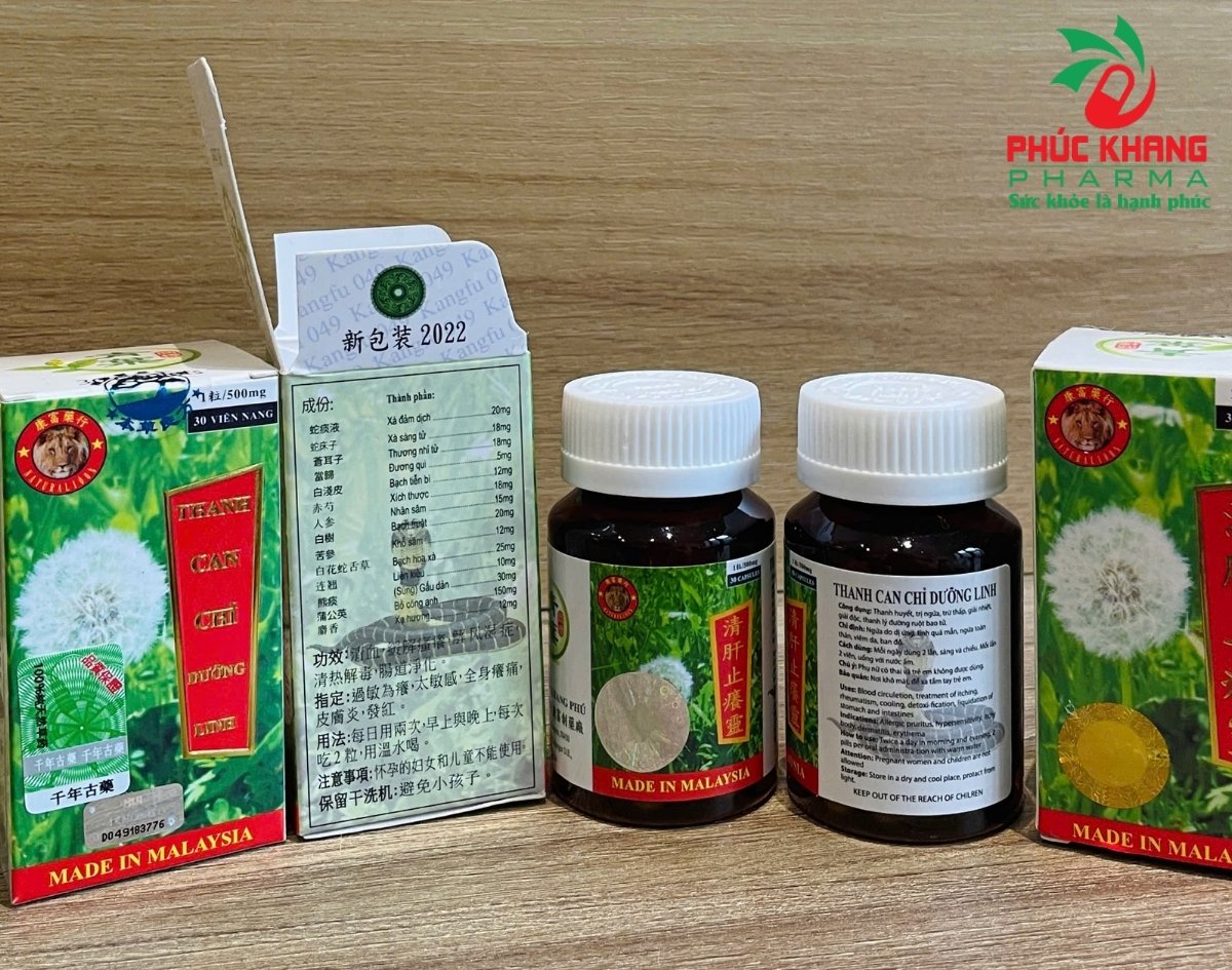 Quy Cách Đóng Gói Và Cách Bảo Quản Viên Uống Thanh Can Chỉ Dưỡng Linh