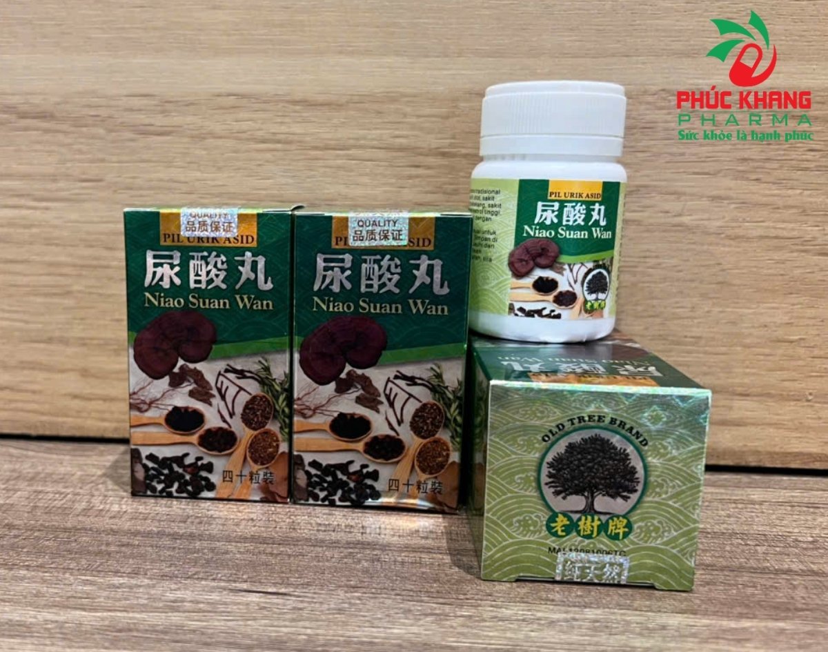 Hướng Dẫn Cách Phân Biệt Viên Uống Gout Xanh Niao Suan Wan (尿酸丸) Chính Hãng