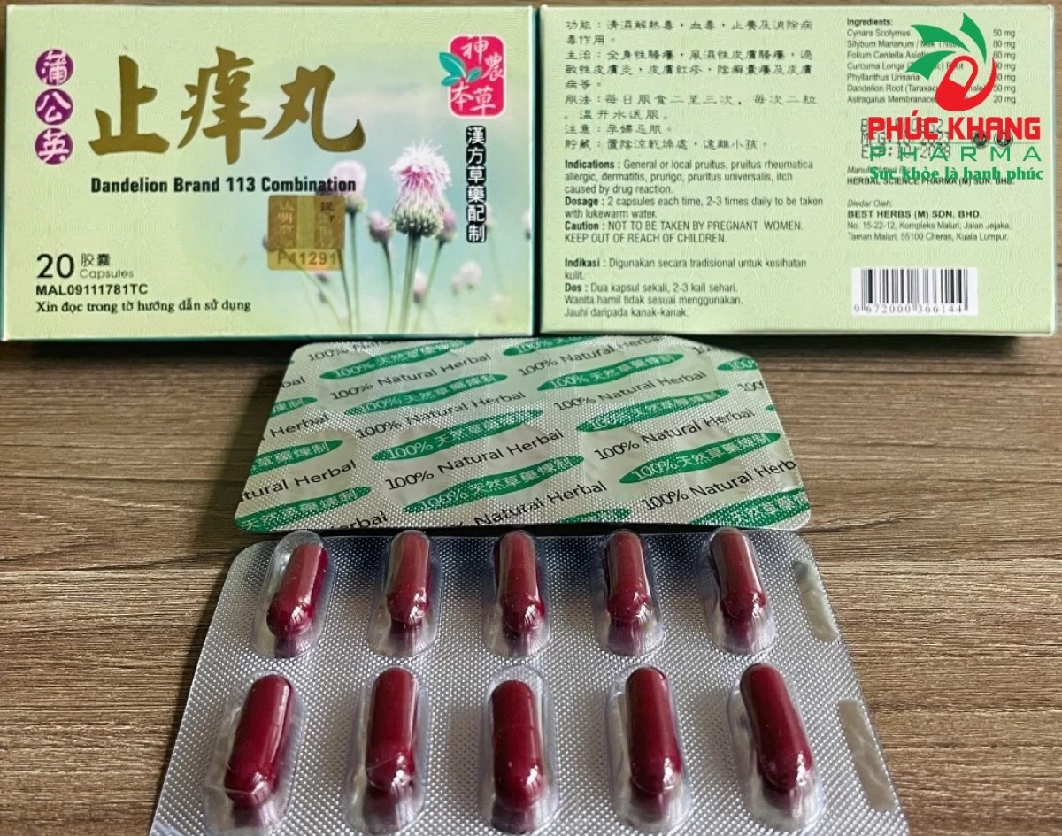 Công Dụng Của Viên Uống Nhân Sâm Bồ Công Anh