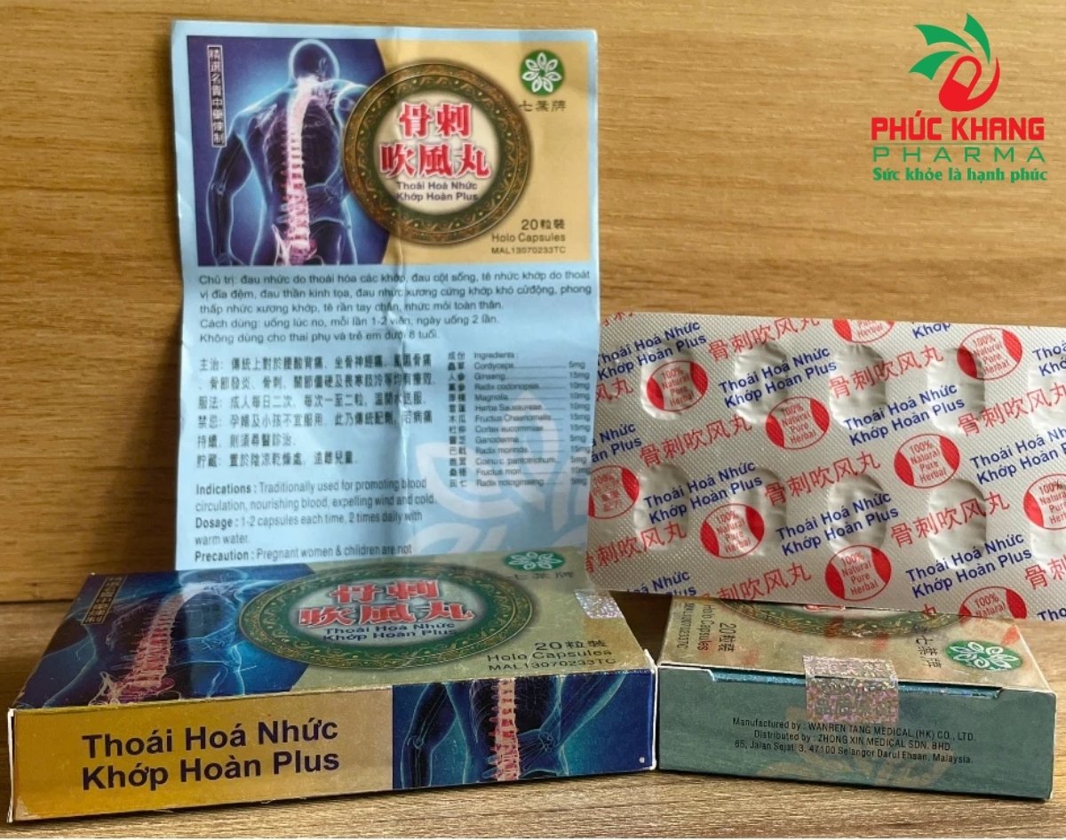 Hướng Dẫn Cách Phân Biệt Viên Uống Thoái Hóa Nhức Khớp Hoàn Plus Chính Hãng