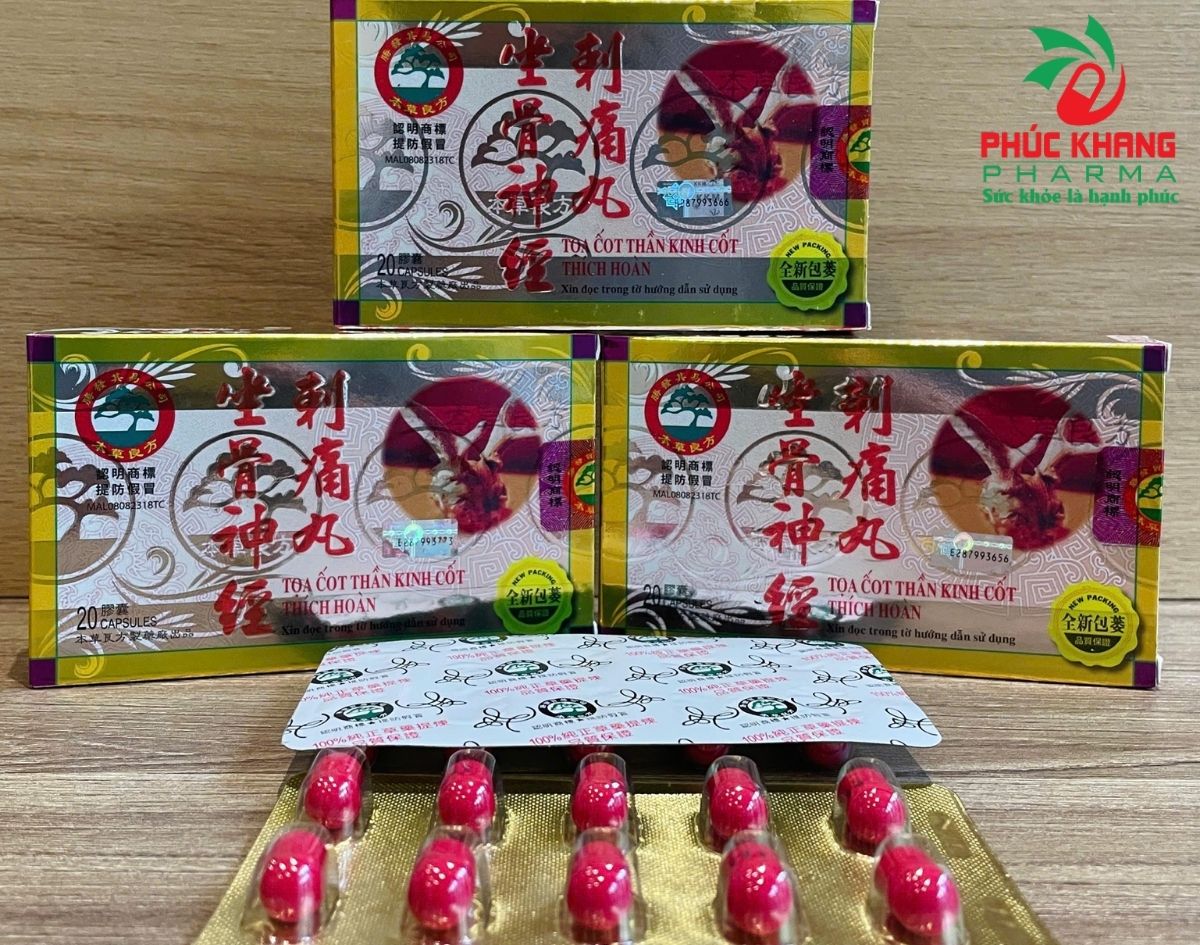 Giới thiệu về sản phẩm Viên Uống Tọa Cốt Thần Kinh Cốt Thích Hoàn