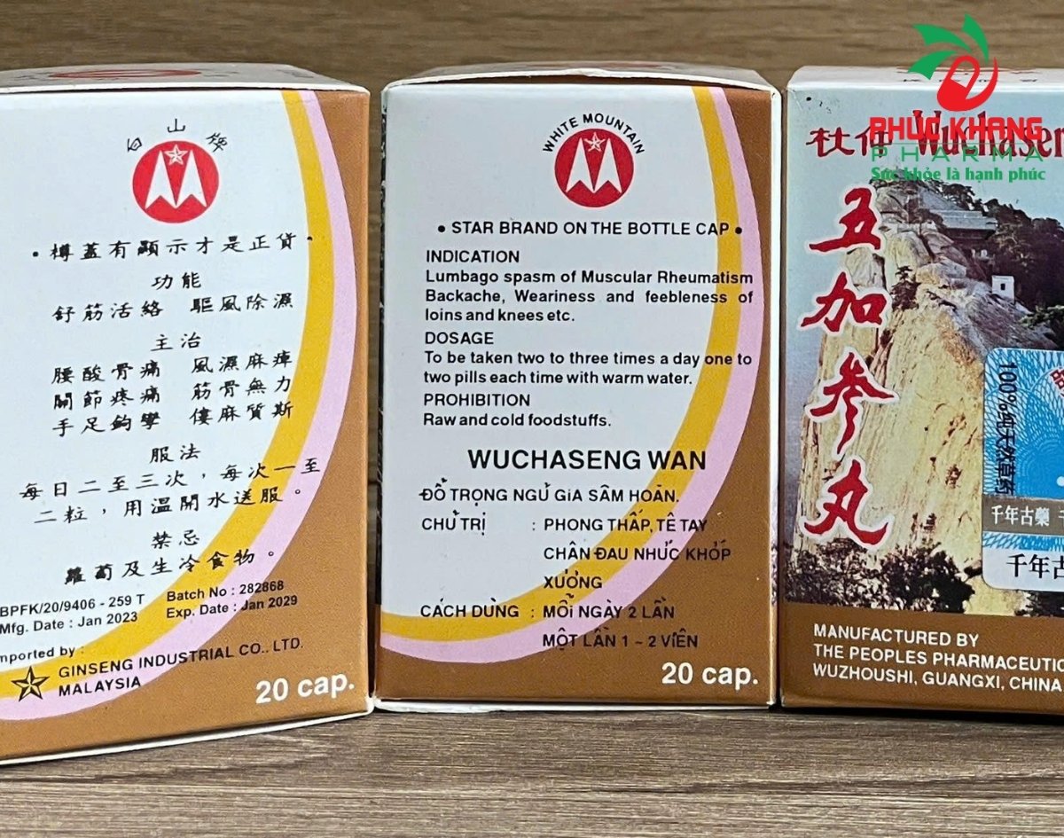 Công Dụng Của Viên Uống Xương Khớp Đỗ Trọng Ngũ Gia Sâm