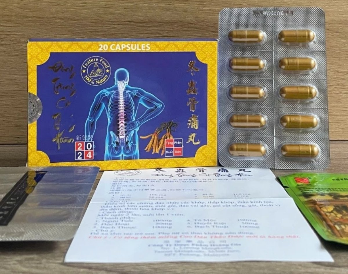 Hướng Dẫn Cách Phân Biệt Viên Uống Xương Khớp Đông Trùng Cốt Thống Hoàn Chính Hãng