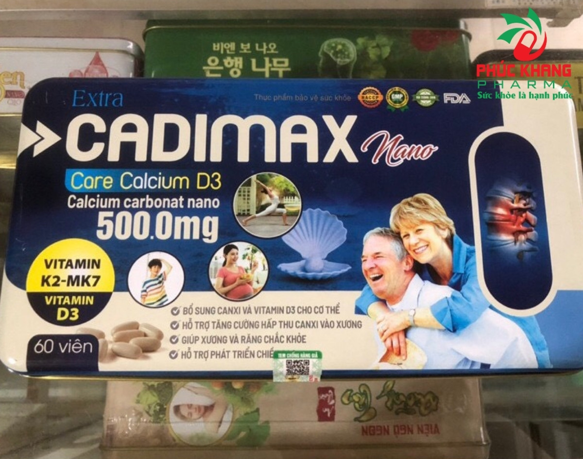  Công Dụng Của Viên Uống Xương Khớp Extra Cadimax Nano