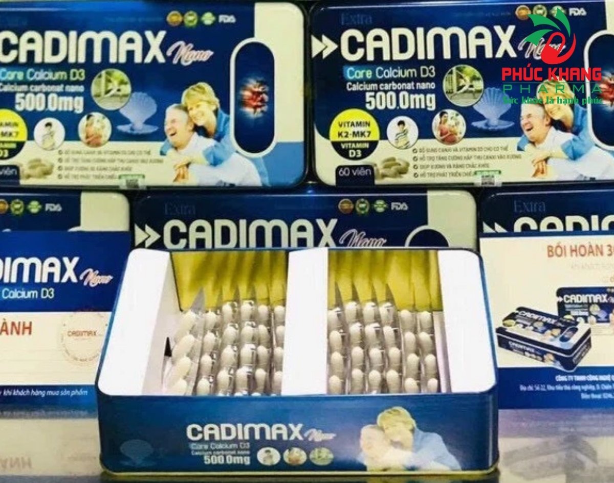 Quy Cách Đóng Gói Và Cách Bảo Quản Viên Uống Xương Khớp Extra Cadimax Nano
