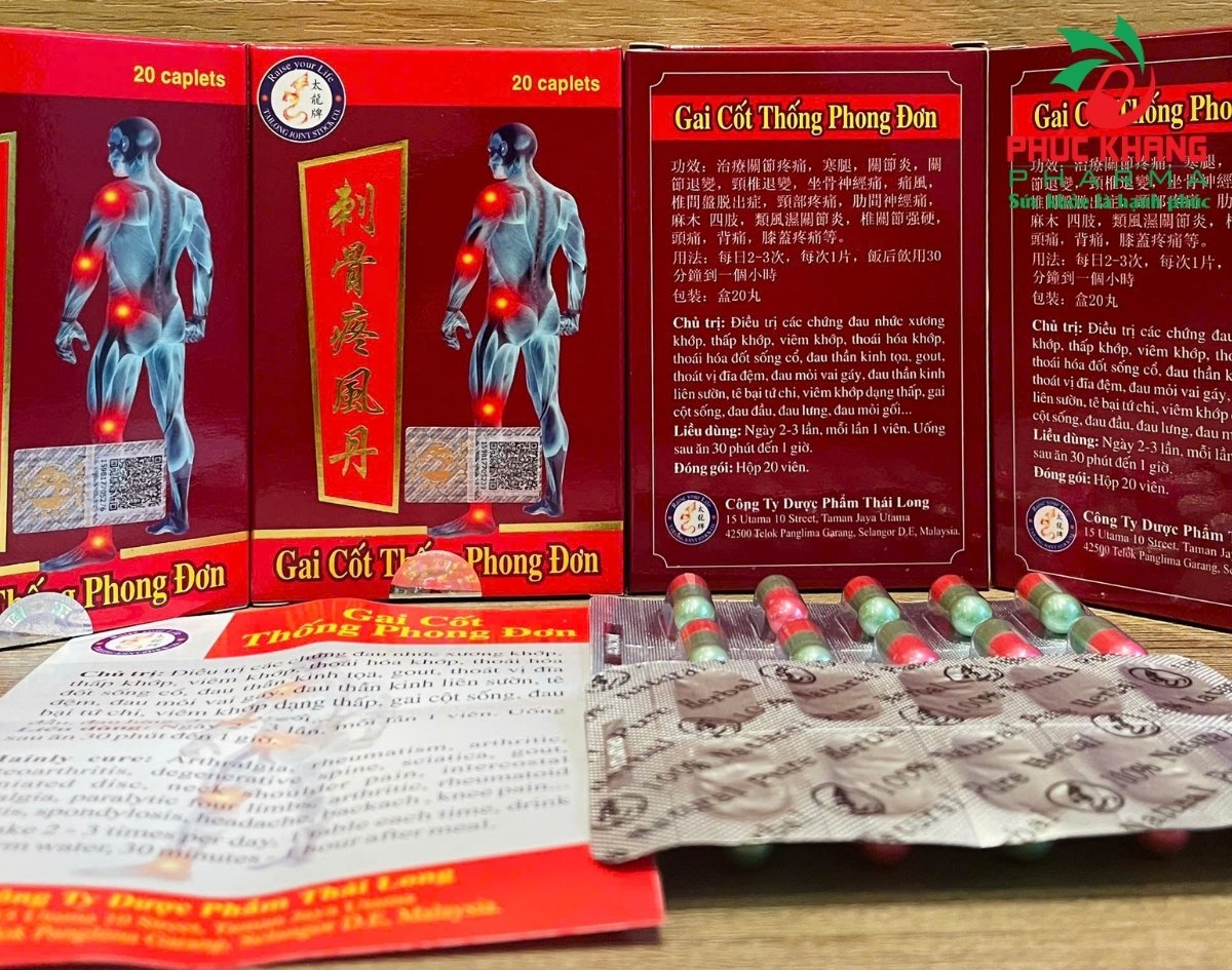 Công Dụng Của Viên Uống Xương Khớp Gai Cốt Thống Phong Đơn