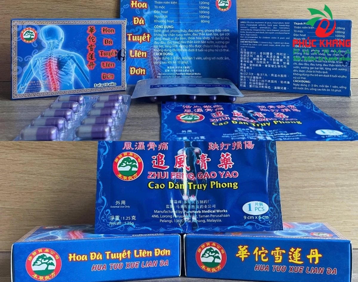 Công Dụng Của Viên Uống Xương Khớp Hoa Đà Tuyết Liên Đơn