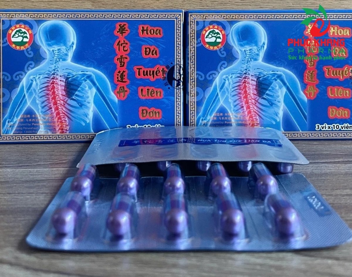 Hướng Dẫn Cách Phân Biệt Viên Uống Xương Khớp Hoa Đà Tuyết Liên Đơn Chính Hãng
