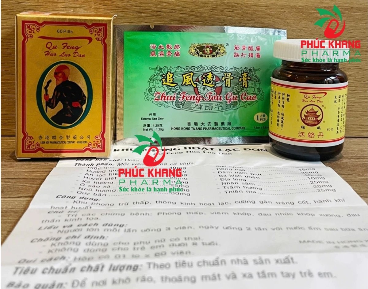 Hướng Dẫn Cách Phân Biệt Viên Uống Xương Khớp Khu Phong Hoạt Lạc Đơn Chính Hãng