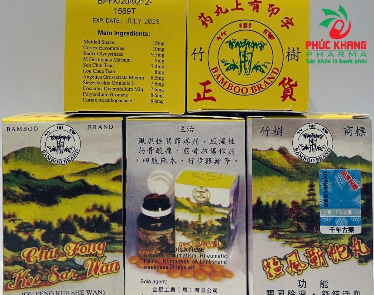 Hướng Dẫn Cách Phân Biệt Viên Uống Xương Khớp Khu Phong Kỳ Xà Hoàn Chính Hãng