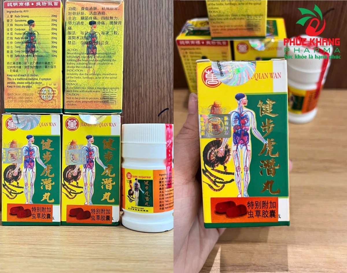 Giới thiệu về sản phẩm Viên Uống Xương Khớp Kiện Bộ Hộ Chuyển Hoàn