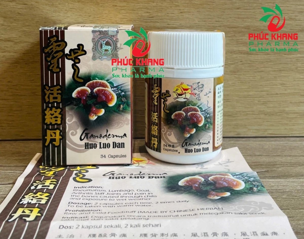 Giới Thiệu Về Sản Phẩm Viên Uống Xương Khớp Linh Chi Hoạt Lạc Đơn
