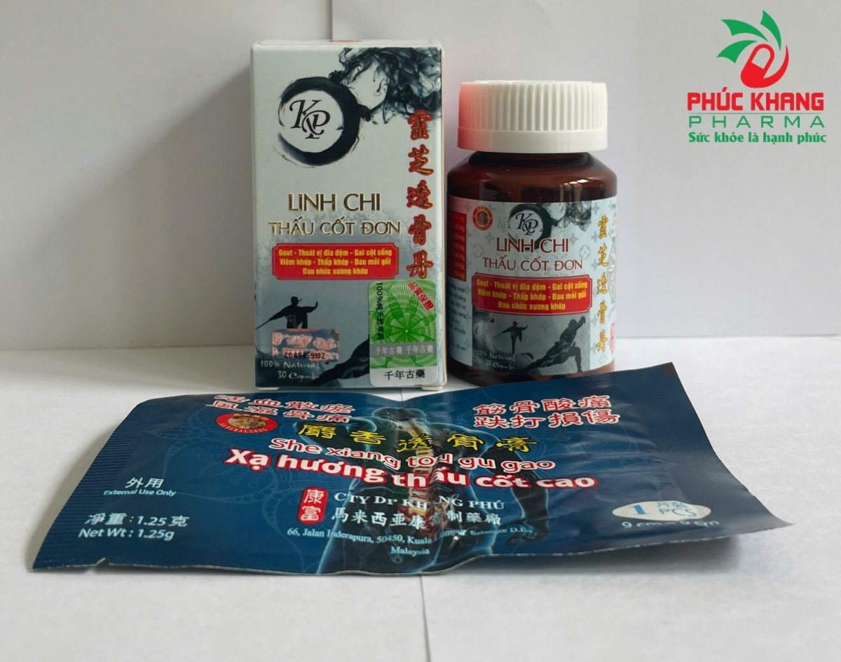 Giới thiệu về sản phẩm Viên Uống Xương Khớp Linh Chi Thấu Cốt Đơn