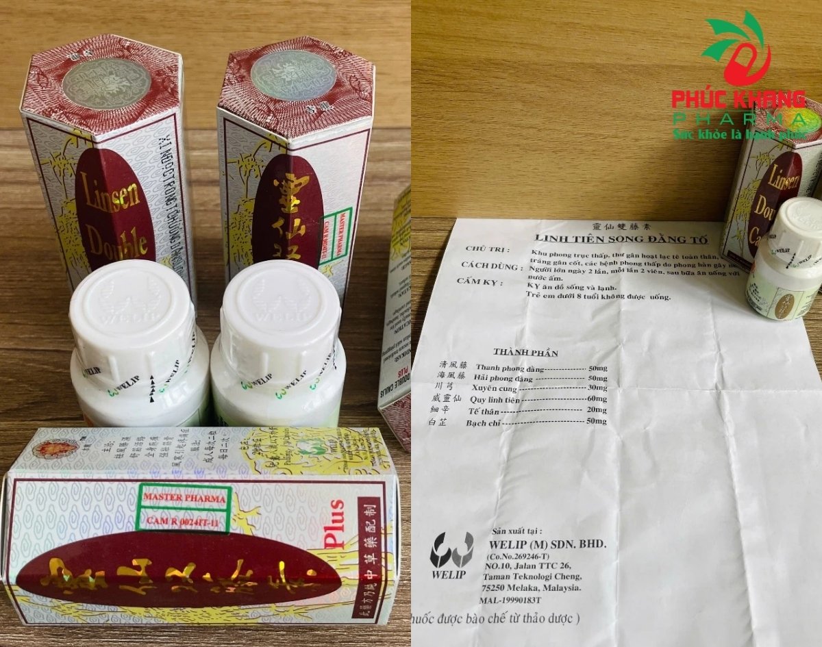 Công Dụng Của Viên Uống Xương Khớp Linh Tiên Song Đằng Tố Plus