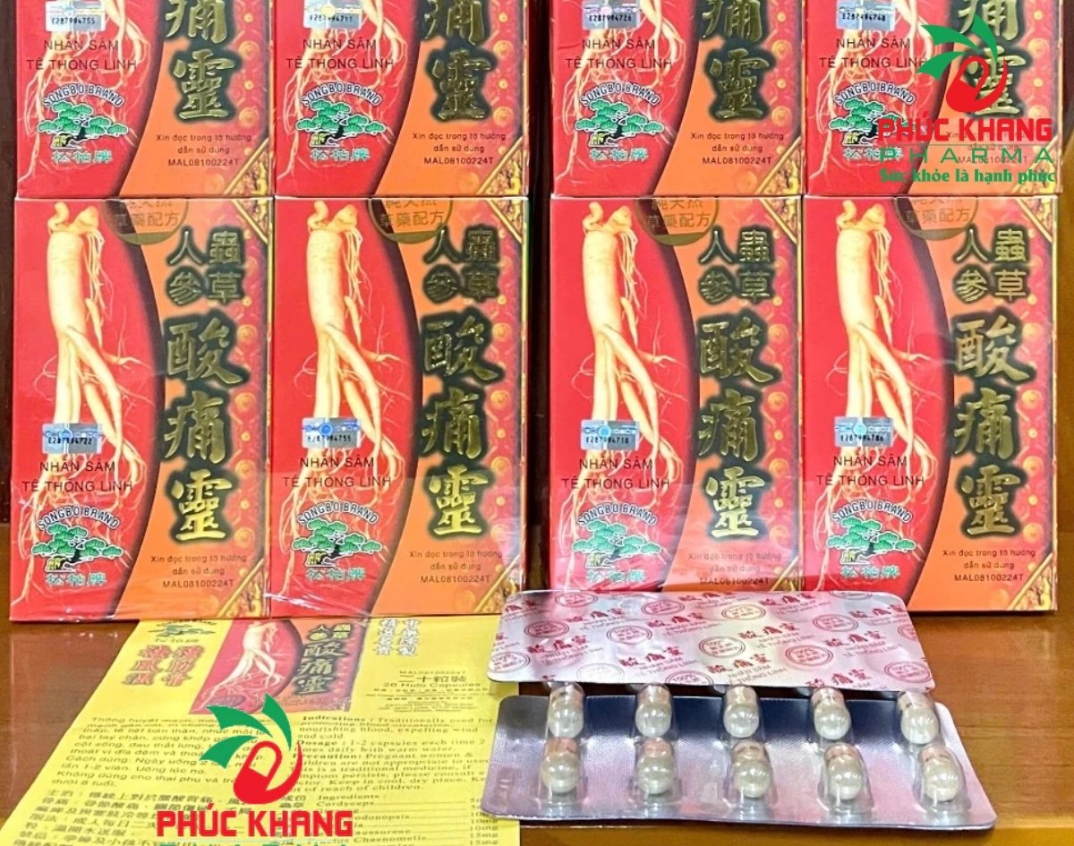 Giới thiệu về sản phẩm Viên Uống Xương Khớp Nhân Sâm Tê Thống Linh