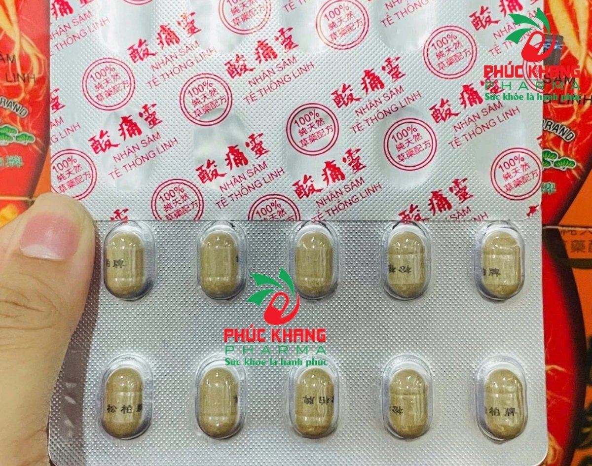 Quy Cách Đóng Gói Và Cách Bảo Quản Viên Uống Xương Khớp Nhân Sâm Tê Thống Linh