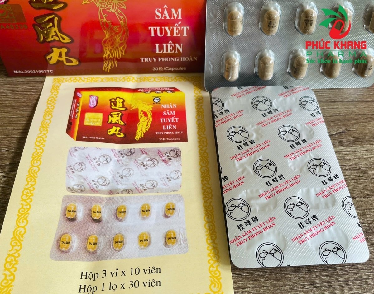 Quy Cách Đóng Gói Và Cách Bảo Quản Viên Uống Xương Khớp Nhân Sâm Tuyết Liên Truy Phong Hoàn