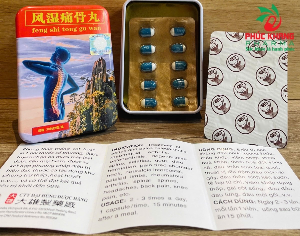Công Dụng Của Viên Uống Xương Khớp Phong Thấp Thống Cốt Hoàn