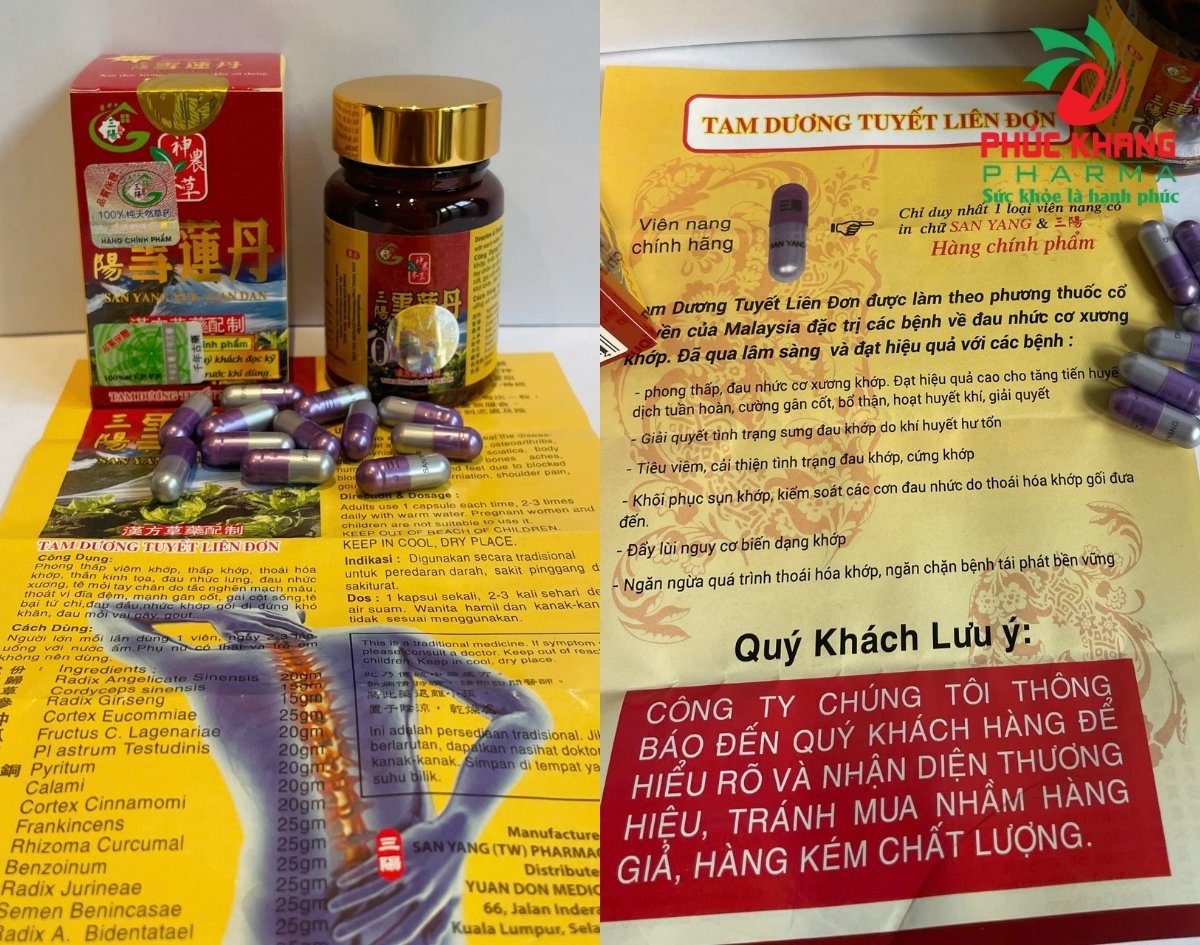 Đối Tượng Sử Dụng Viên Uống Xương Khớp Tam Dương Tuyết Liên Đơn