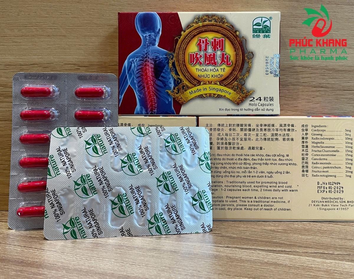 Quy Cách Đóng Gói Và Cách Bảo Quản Viên Uống Xương Khớp Thoái Hóa Tê Nhức Khớp Singapore