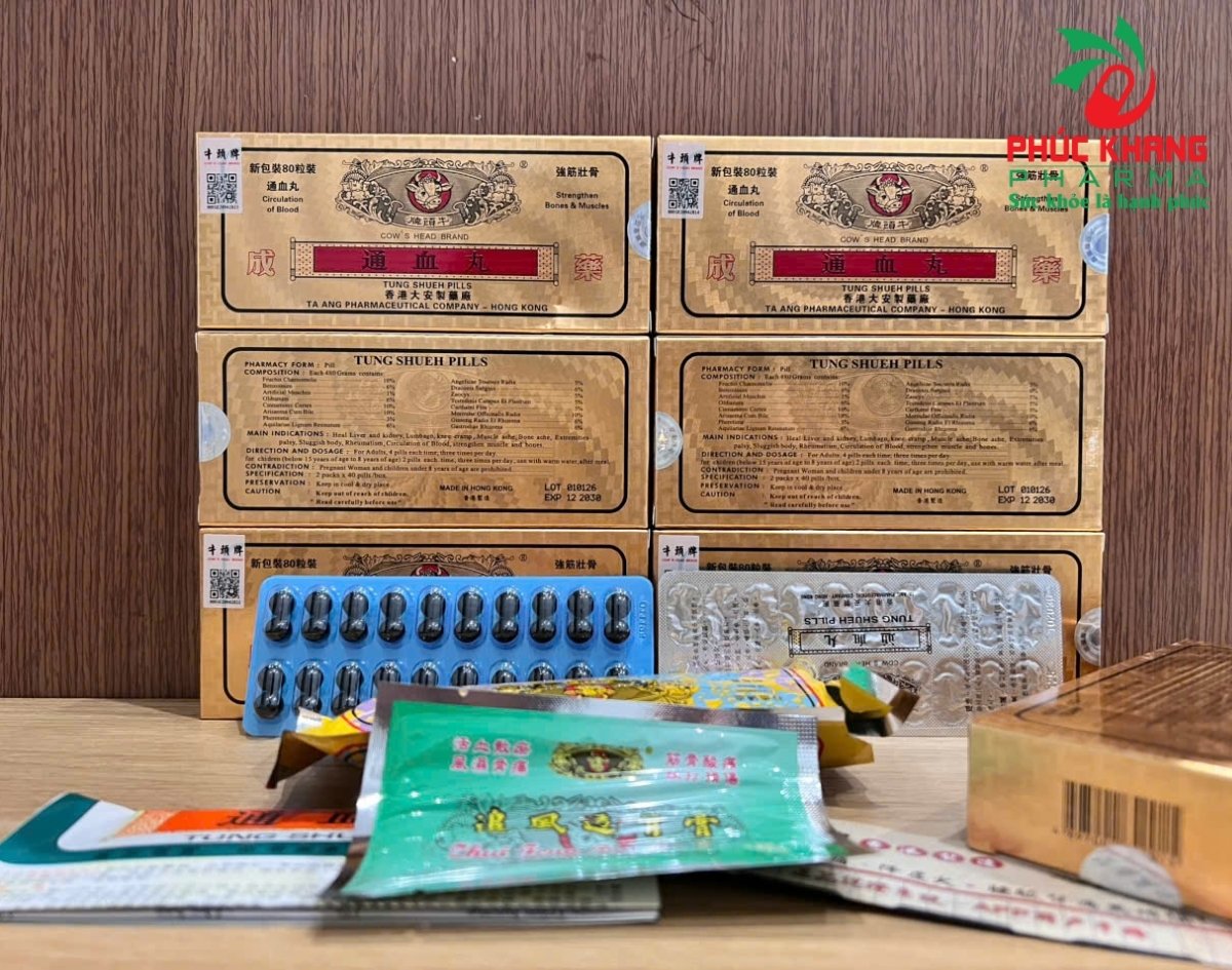 Giới Thiệu Về Sản Phẩm Viên Uống Xương Khớp Thông Huyết Hoàn Hongkong