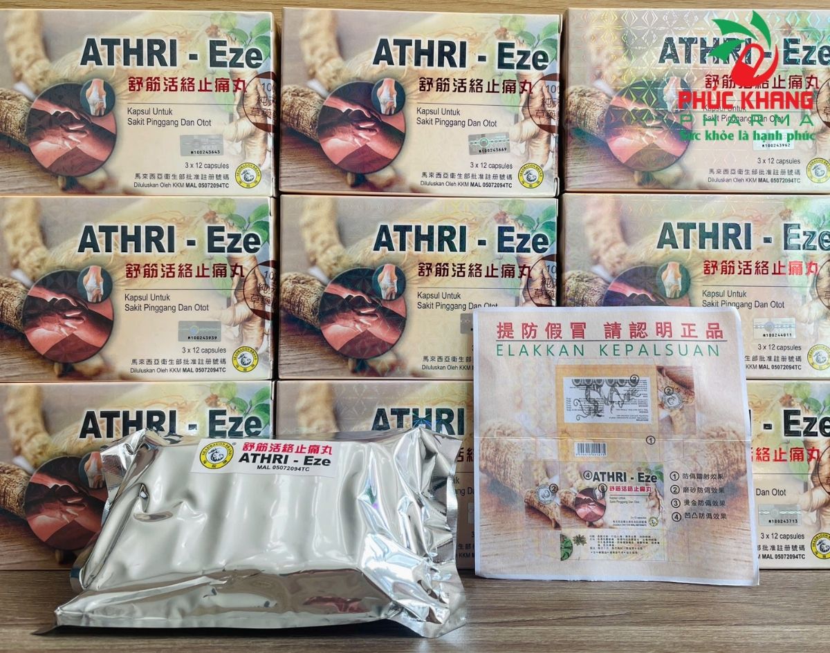 Giới Thiệu Về Sản Phẩm Viên Uống Xương Khớp Thư Gân Hoạt Lạc Chỉ Thống Hoàn Athri-Eze