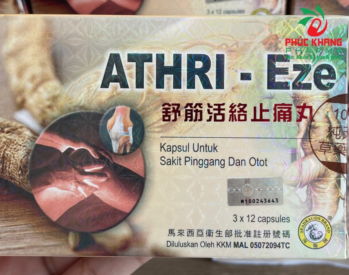 Quy Cách Đóng Gói Và Cách Bảo Quản Viên Uống Xương Khớp Thư Gân Hoạt Lạc Chỉ Thống Hoàn Athri-Eze