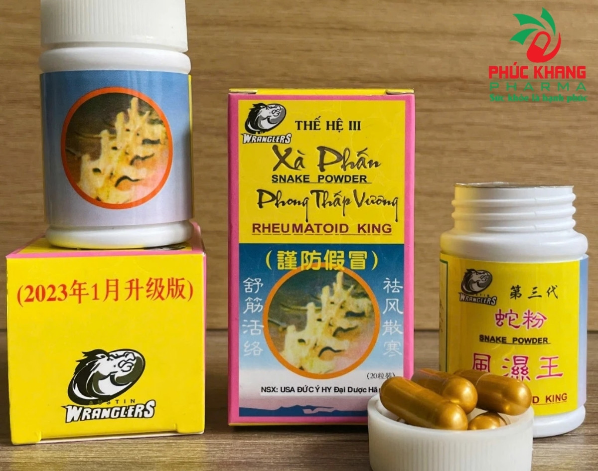 Quy Cách Đóng Gói Và Cách Bảo Quản Viên Uống Xương Khớp Xà Phấn Phong Thấp Vương